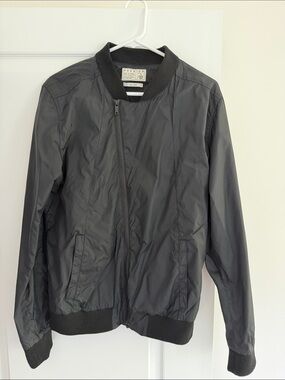 Jack & Jones Men's Black Bomber Jacket